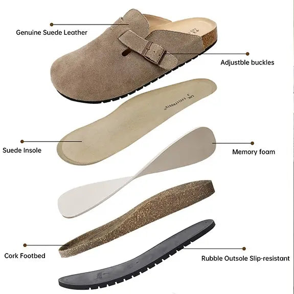Breathe™ | Cork Comfort Clog | Leapord